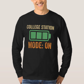 Camiseta Projeto de Bateria do Modo College Station