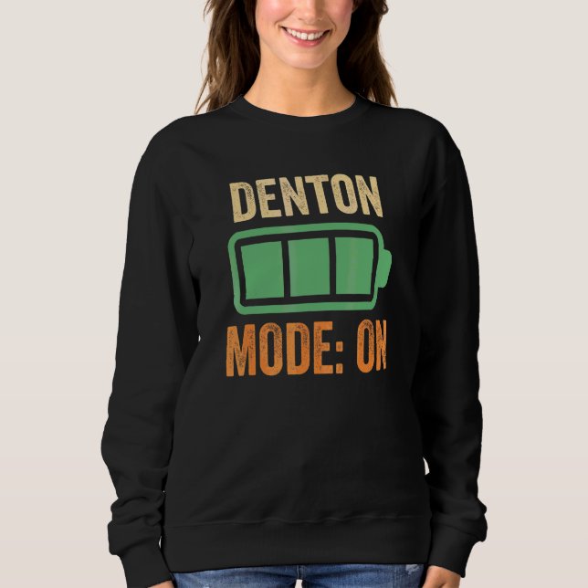 Camiseta Projeto de Bateria no Modo Denton (Frente)