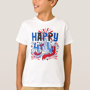 Camiseta Projeto de Celebração Patriótica do 4 de Julho