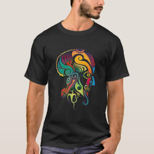 Camiseta Projeto de Kava Kava do moai da Ilha de Páscoa
