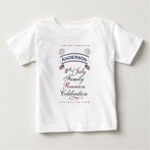 Camiseta Projeto de Reunião Patriótica de 4 de Julho