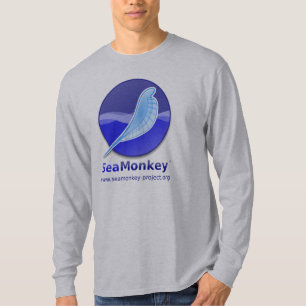 Camiseta Projeto de SeaMonkey - logotipo vertical
