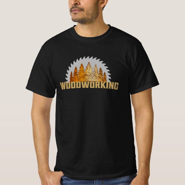 Camiseta Projeto de Serra Circular Florestal para Marcenari (Frente)