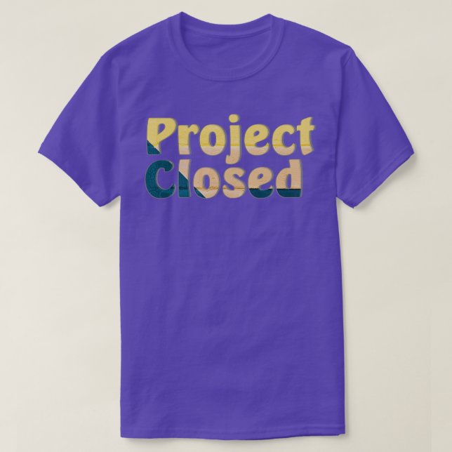 Camiseta Projeto Fechado (Frente do Design)
