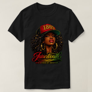 Camiseta Projeto Juneteenth 1865 Lembrando dos Ancestrais