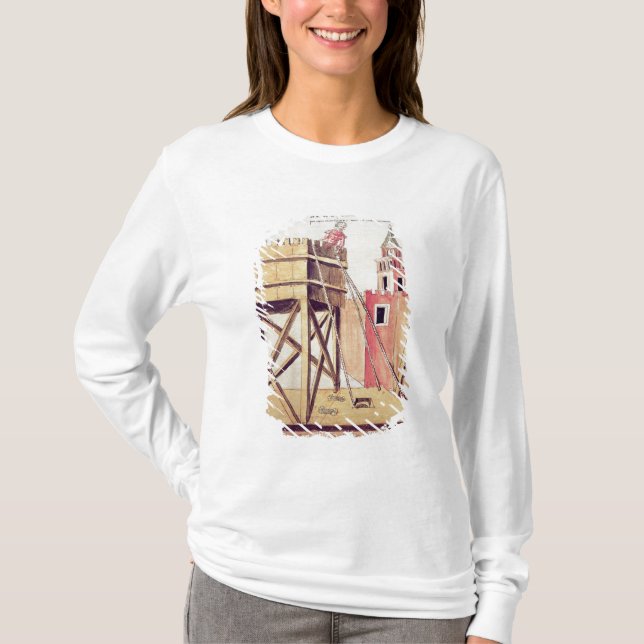 Camiseta Projeto para uma torre do cerco (Frente)