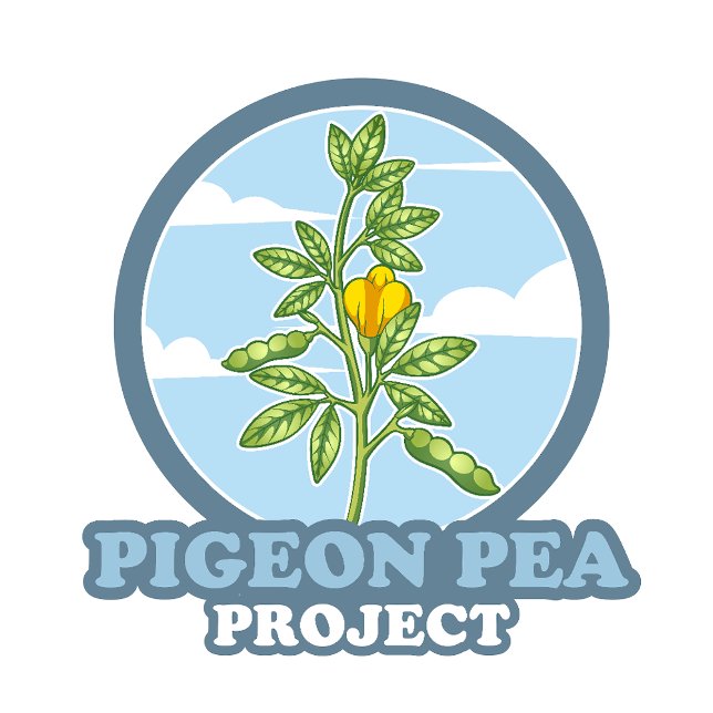 Camiseta Projeto Pigeon Pea: Logotipo do Ombro (Growing food, building better soil all at the same time.)