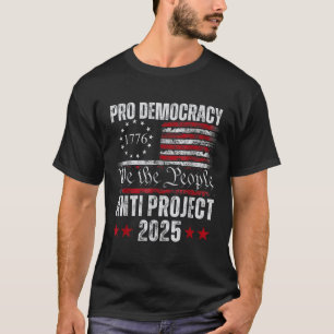Camiseta Projeto Pro Democracy Anti Project 2025 Parar Proj