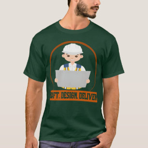 Camiseta PROJETO RASCUNHO entrega amigo da engenharia