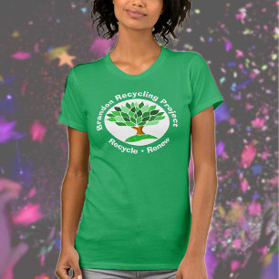 Camiseta Projeto Reciclagem. Reciclar e Renove.