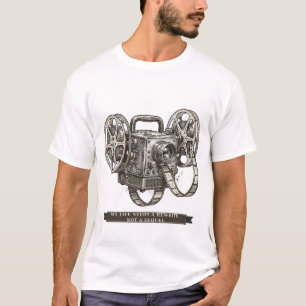 Camiseta Projetor de Filme Divertido