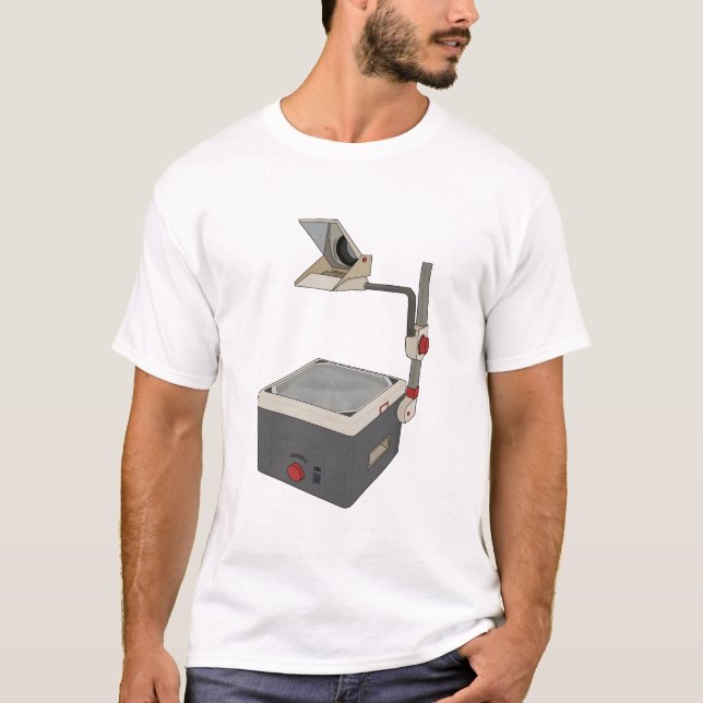 Camiseta Projetor de Sobrecarga OHP 80s 90s (Frente)