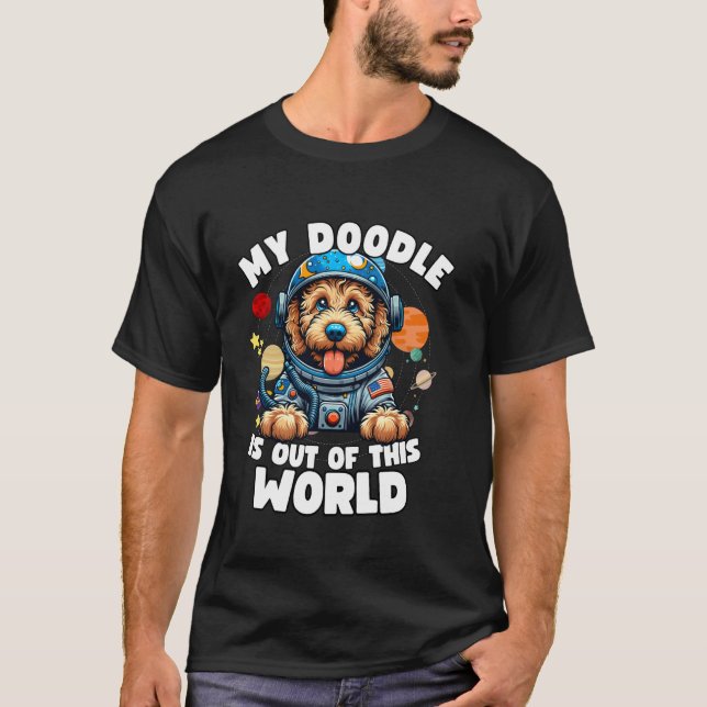 Camiseta Projetos Divertidos de Amante de Labradoodle (Frente)
