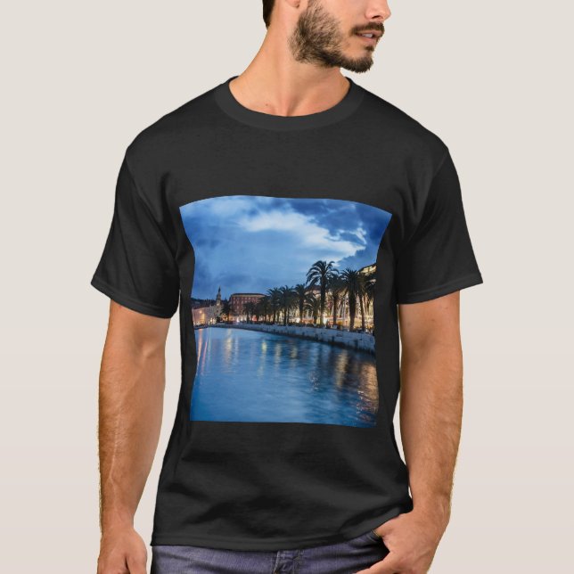 Camiseta Promenade dividido na Croácia (Frente)