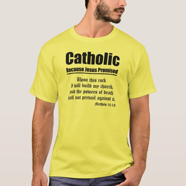 Camiseta Promessa católica (Frente)
