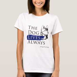 Camiseta Promessa Piper: O Cachorro Vive Branco-Camiseta Me