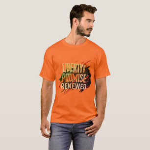 Camiseta Promessa Renovada da Liberdade - Um Tributo à Libe