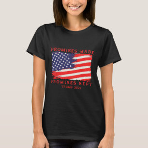 Camiseta Promessas Feitas Mantiveram Voto Trump 2024