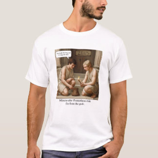 Camiseta Prometeu roubou o fogo dos deuses.