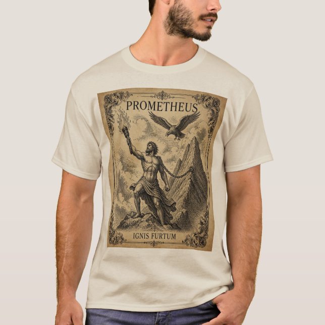 Camiseta Prometheus – Mitologia Grega (Frente)