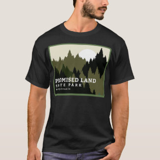Camiseta Prometido Land State Park Pensilvânia Forest Sunri