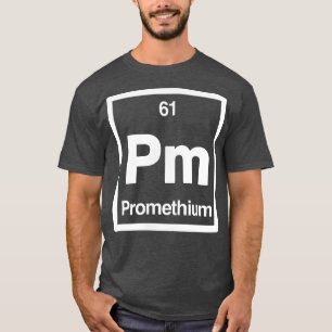 Camiseta Prometio - Pm - Mesa periódica de elementos - Sci