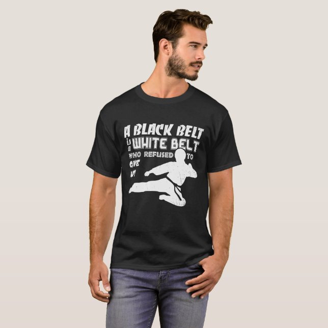 Camiseta Promoção ao cinturão negro Taekwondo (Frente Completa)