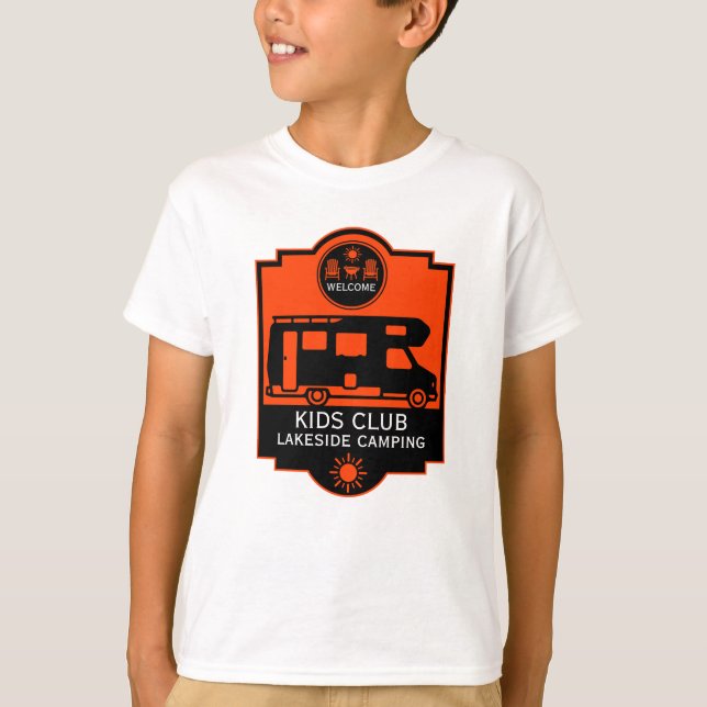 Camiseta Promoção de Campsite Caravan (Frente)