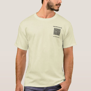 Camiseta Promocional de Negócios com Código QR e T