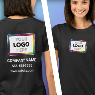 Camiseta Promocional de Negócios com Logotipo na F