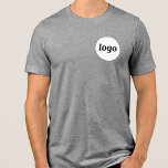 Camiseta Promocional de repouso simples do logotipo Empresa<br><div class="desc">Camiseta comercial de promocional crest de logotipo simples. Substitua o logotipo pelo seu para personalizar. Vista-os você mesmo,  dê-os a seus funcionários e colegas de trabalho,  venda-os a clientes e clientes ou os entregue como material promocional para inspirar a lealdade do cliente.</div>