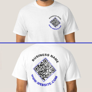Camiseta Promocional Digitalizar Me. Código QR de Negócios