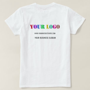 Camiseta Promocional personalizado de logotipo personalizad