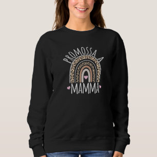 Camiseta Promossa A Mamma Mãe Anunciante De Gravidez Italia