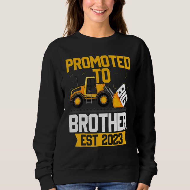Camiseta Promoted to Big Bro 2023 I Leveled up to Big Broth (Frente)