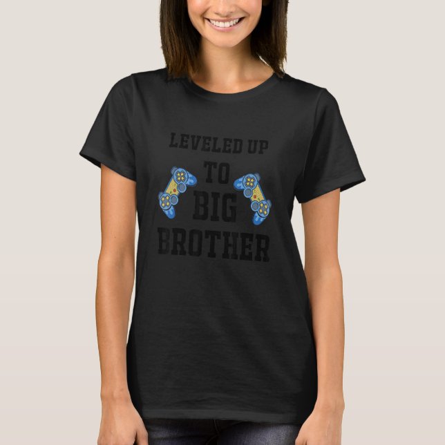 Camiseta Promoted To Big Brother 2023 Kids Boys Sibling Out (Frente)