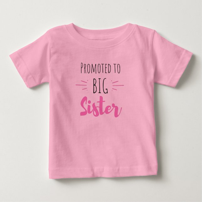 Camiseta Promoted to big sister (Frente)