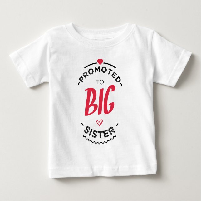 Camiseta Promoted to big sister (Frente)