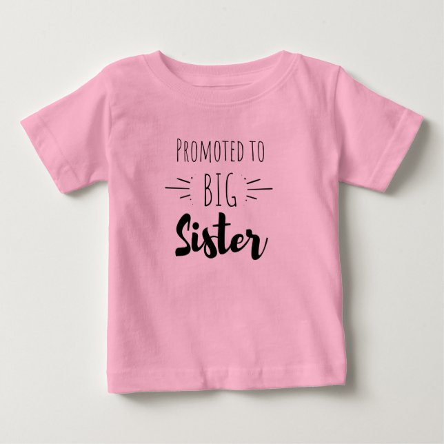 Camiseta Promoted to big sister (Frente)