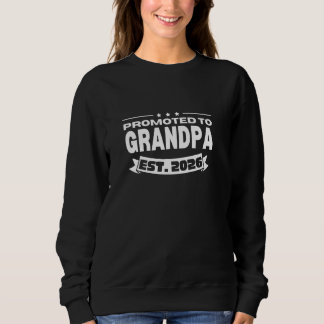Camiseta Promoted to Grandpa EST 2026 Grandparents Baby Ann