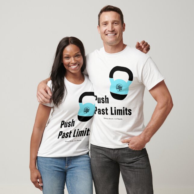 Camiseta Promotional Athlete Kettlebell Push Past Limits (Unissex)