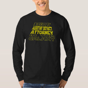 Camiseta Promotor Adjunto do Distrito Design de Verso Espac