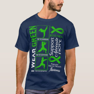 Camiseta Promover a Consciência Mental de Saúde Apoio Esper