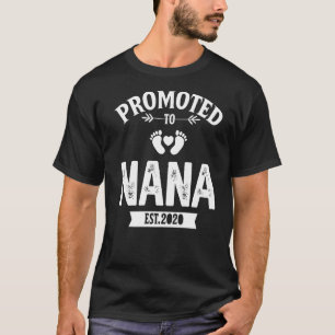 Camiseta Promovida À Avó Engraçada Nana Vovó Lover G