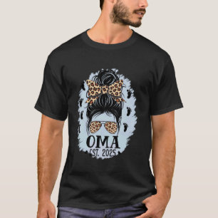 Camiseta Promovida a Avó Est 2025 Em breve Avó Dia das Mães