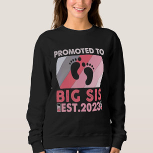 Camiseta Promovida a Irmã Mais Velha 2023 Fofa Vou Ser Uma
