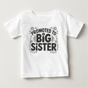 Camiseta Promovida a Irmã Mais Velha Novamente Revelação de