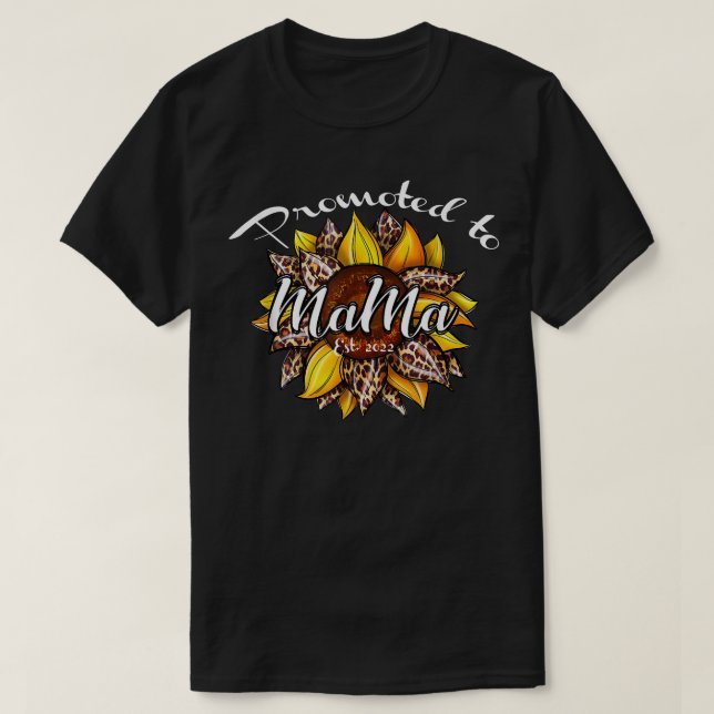 Camiseta Promovida À Mãe Mãe, No Leste De 2022 (Frente do Design)