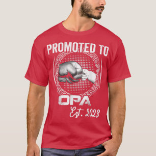 Camiseta Promovida à Opa Est 2023 Engraçada Gravidez Announ