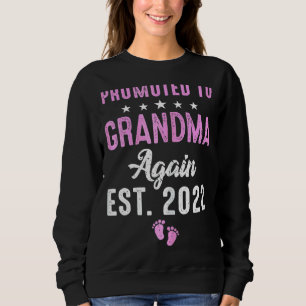 Camiseta Promovida À Vovó Novamente Nova Avó Para Ser Gi